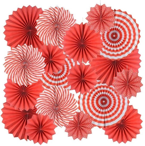 Set di pennelli a stoffa in carta - Decorazione di festa - Disegno circolare - Compleanno/Nozze - Accessori per eventi - Adesivi self-adhesive