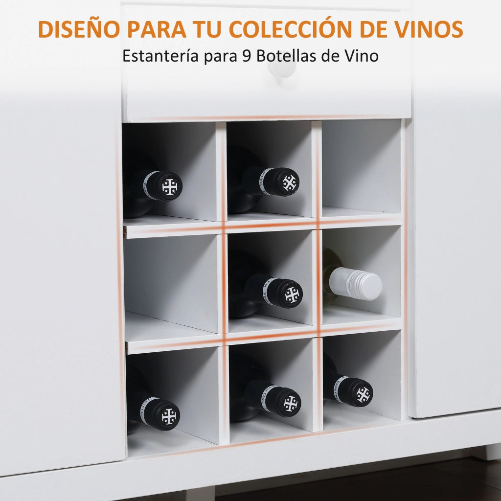 Tavolo da pranzo allungabile ¨C zephmum ¨C 110x35x75 cm Bianco