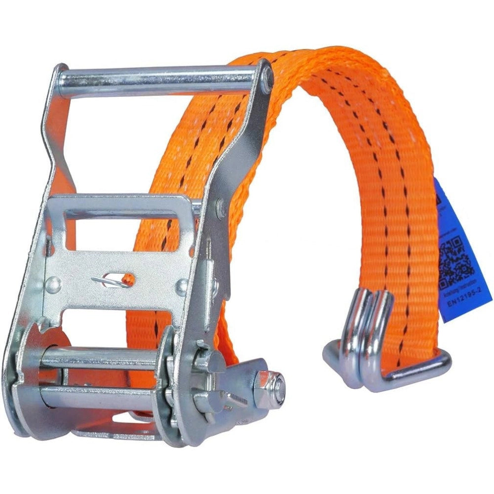 Trade Shop - Cinghia Di Tensione 10mtx50mm Con Cricchetto Tirante Fasce Cricchetto Ancoraggio -