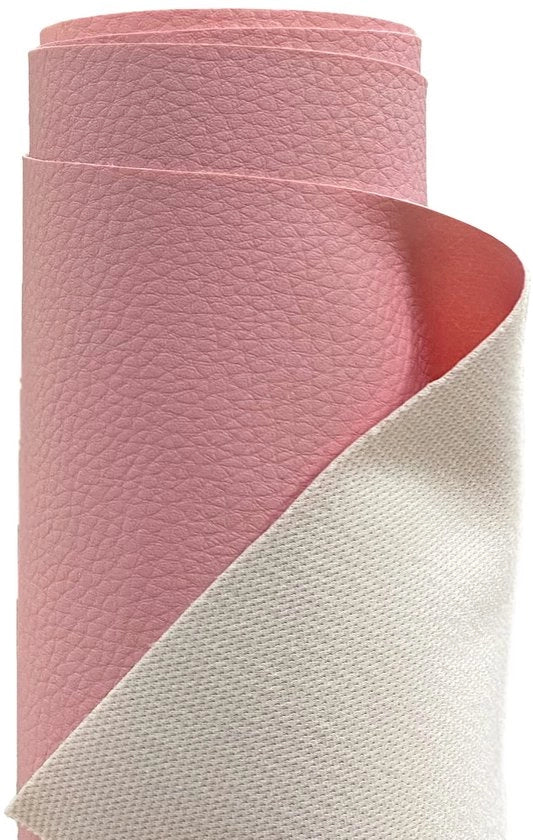 Tessuto imitante legno strutturale impermeabile a maglie corrette per metro - 500 cm x 140 cm (rosa chiaro)