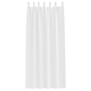Tende Oscuranti | Tende Blackout con Anelli 2 pz Bianco Puro 245 x 140 cm