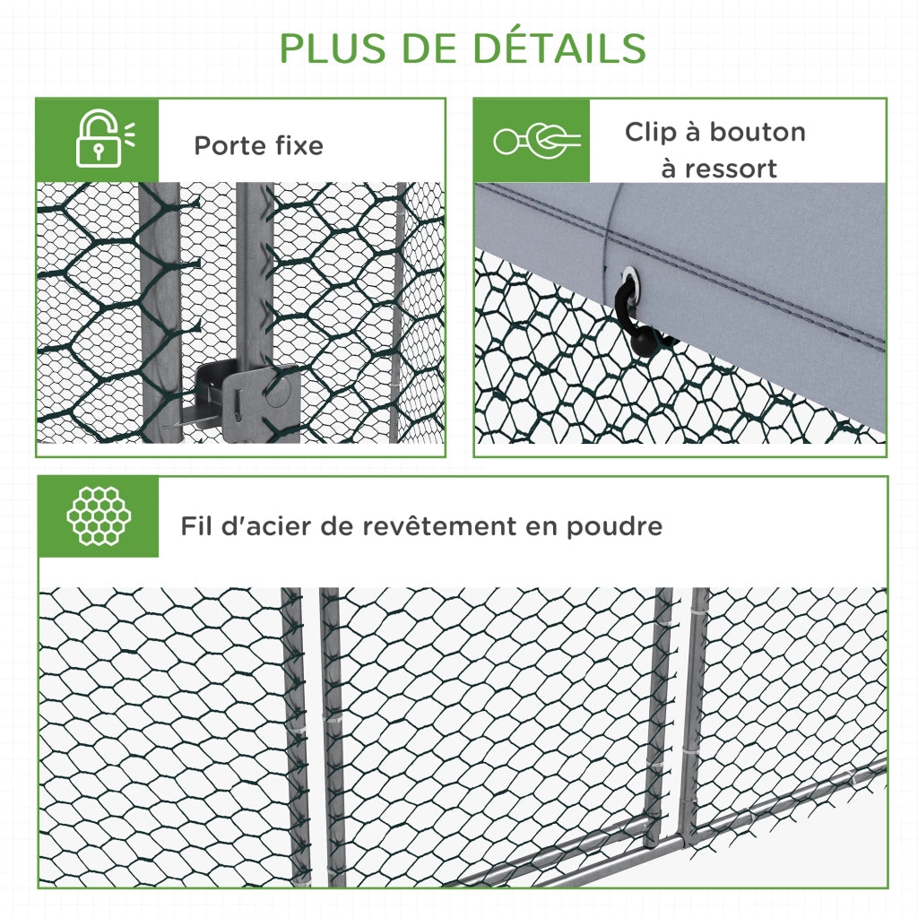 Recinto per polli esterno ¨C Minimal ¨C 5 m2 2.8x2.45x2.46 m