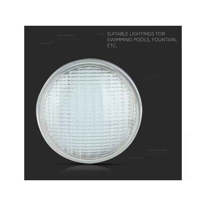 Lampada Faro Led PAR56 8W 12V Per Piscina IP68 Colore Blu Pool Light Sommergibile SKU-7557