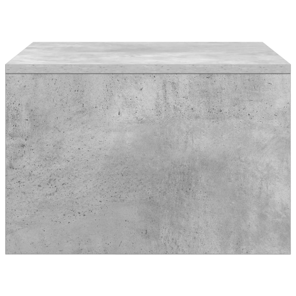 Scrivania a parete Grigio cemento 60 x 45 x 30 cm