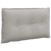 Cuscino per Schiena | Cuscino dorsale Grigio chiaro 80 x 50 cm
