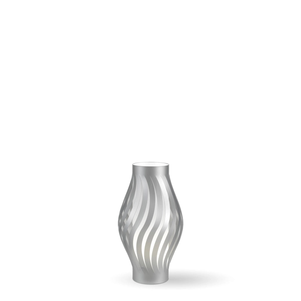 Lampada Da Scrivania-Ufficio Moderna Helios Polilux ® Argento 1 Luce E14