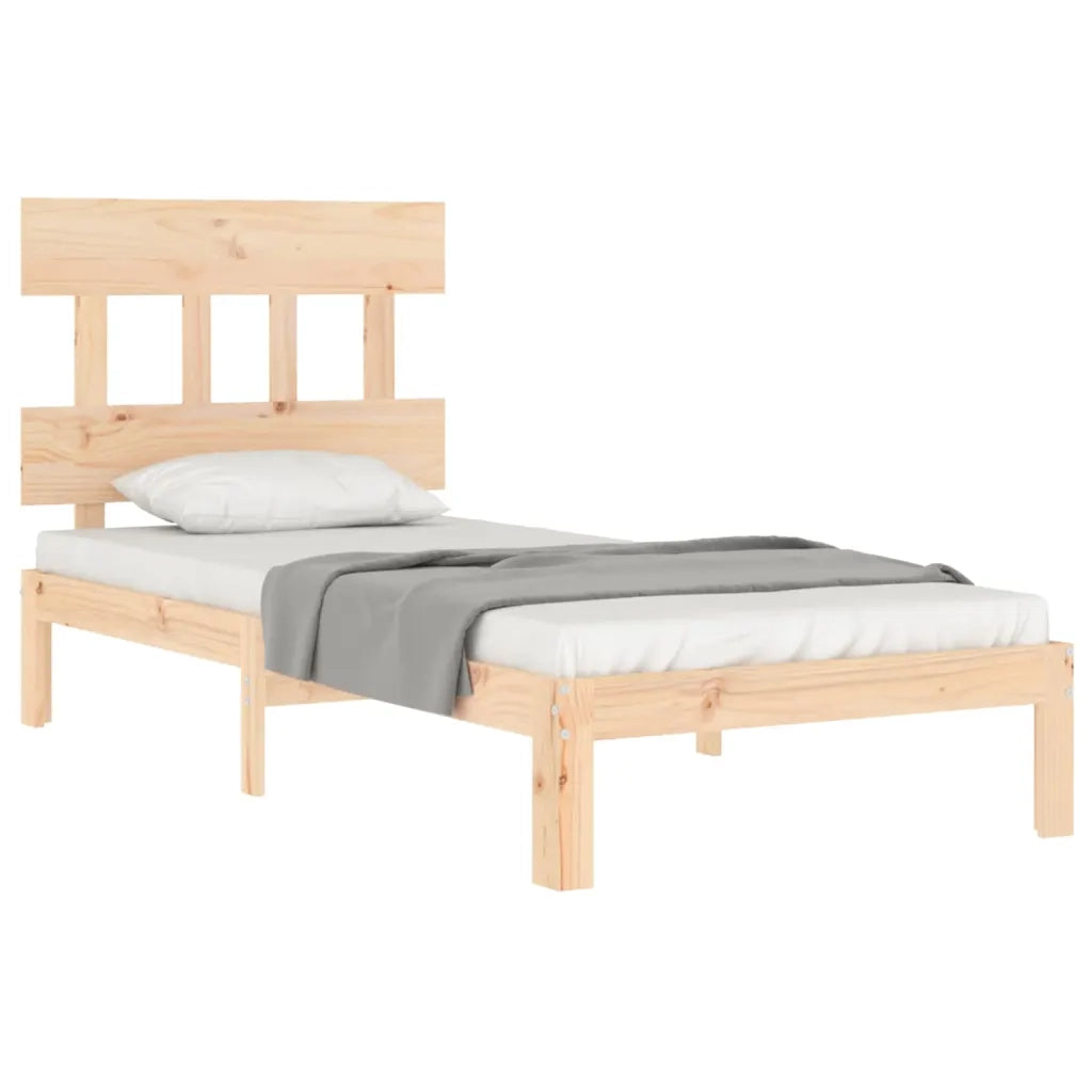 Giroletto senza Materasso 90x200 cm in Legno Massello di Pino 3193581