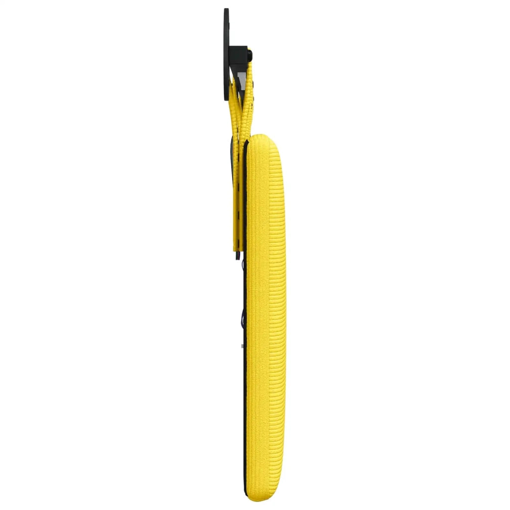 Testiera | Testata sospesa Con luce LED Giallo Chiaro Tessuto in Cords