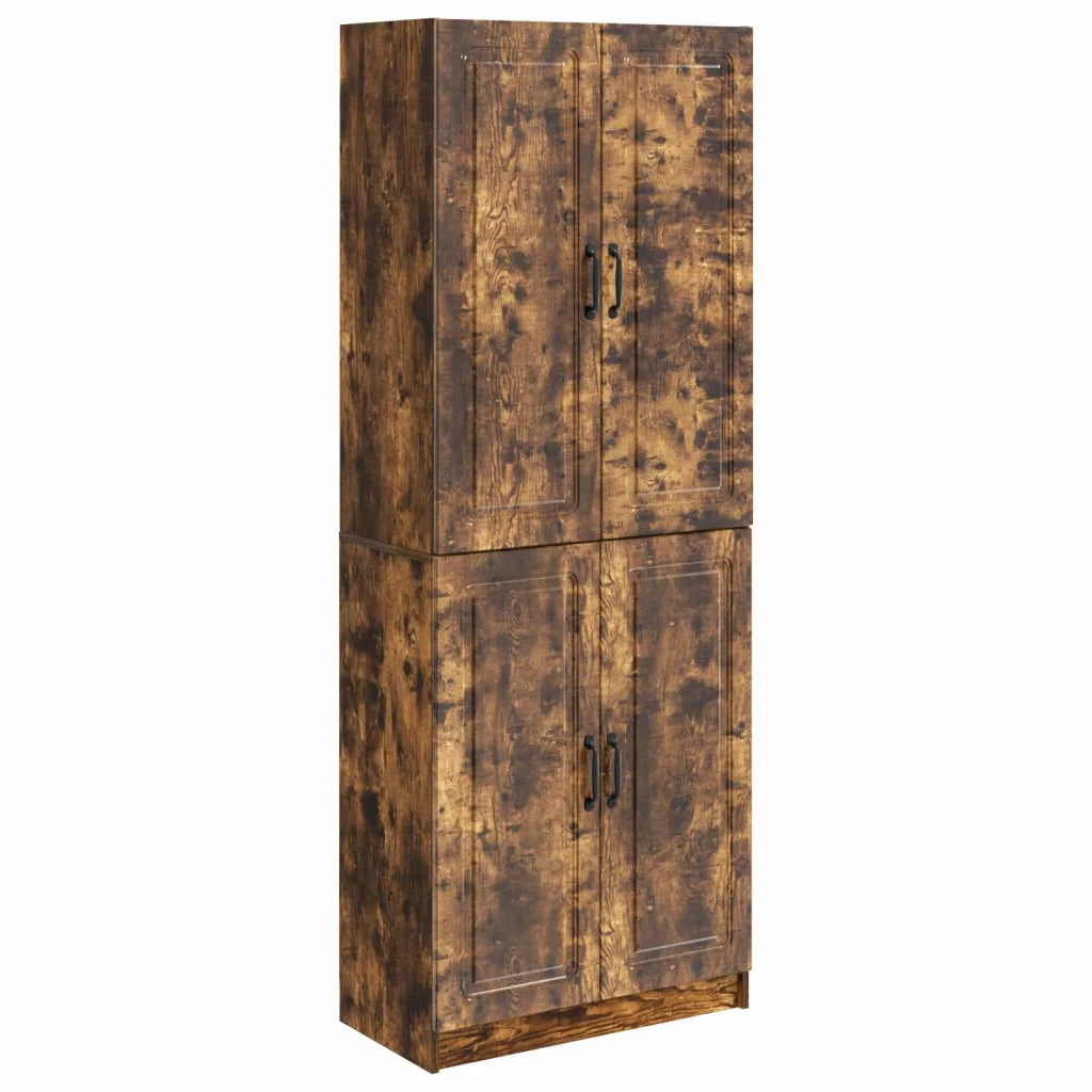 Set di armadi 2 pcs Rovere Fumo Legno ingegnerizzato 3416948