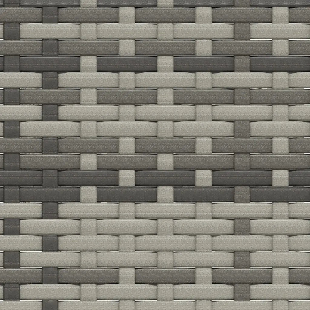 Set Divani da Giardino 3 pz | Set Salotto da Giardino con Cuscini in Polyrattan Grigio