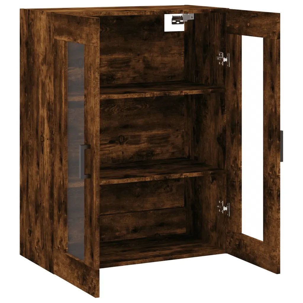 Mobile a Parete Rovere Fumo 69,5x34x90 cm 828481