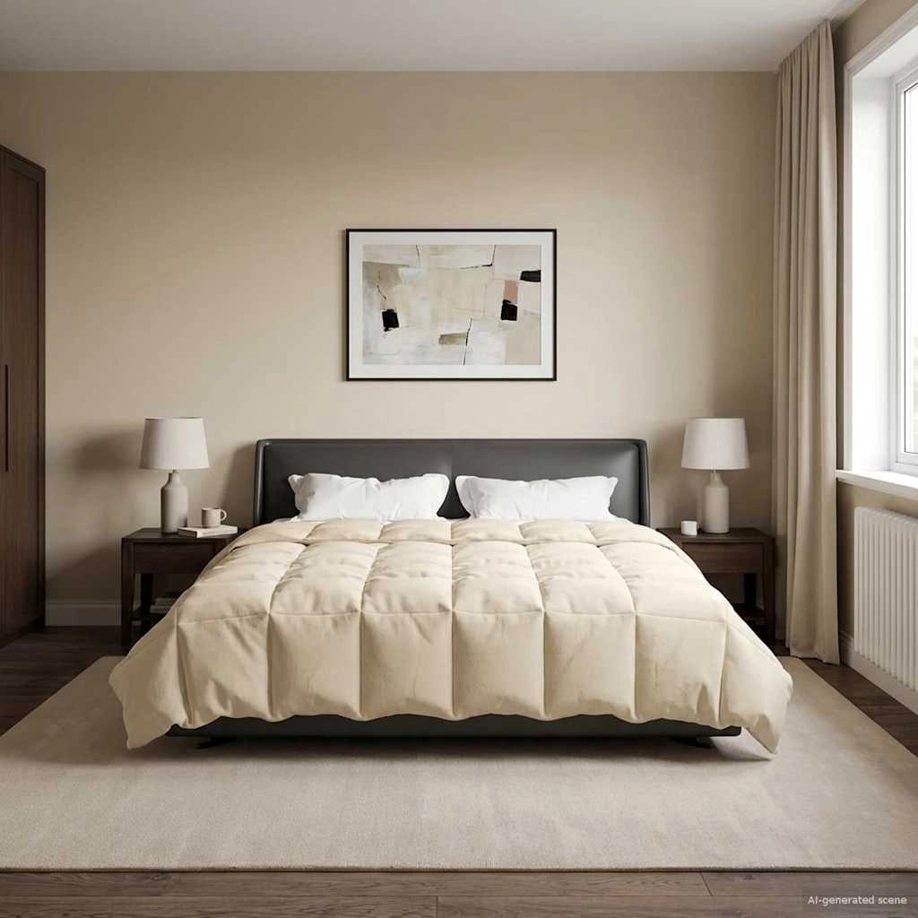 Duvet Invernale 200 x 200 cm Inverno Crema Traspirante 42026148