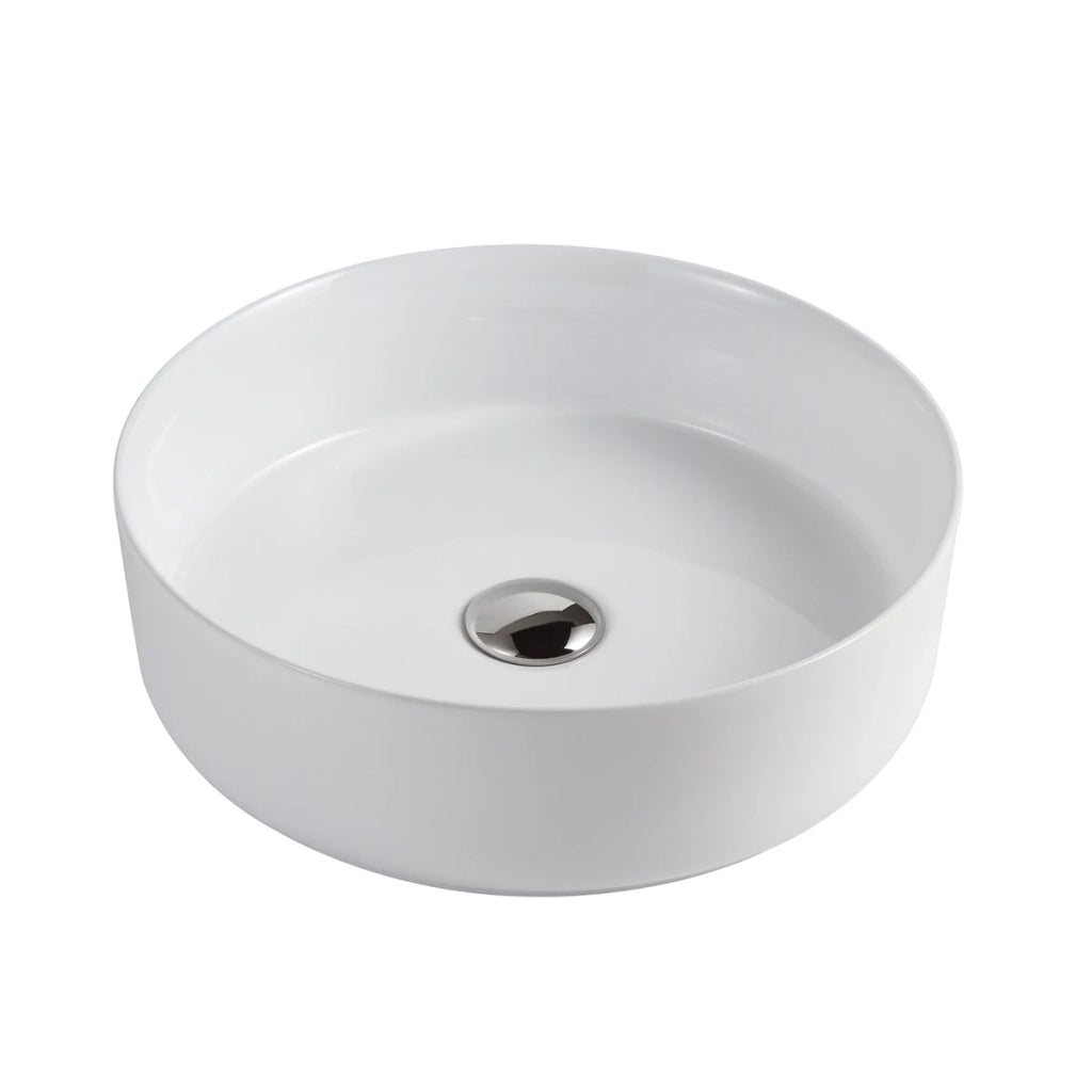 Lavabo da appoggio LINPH LAT01 36x36 cm Bianco lucido