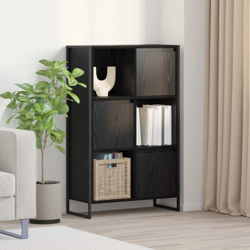 Armadio per Libri Rovere Nero 68 x 30 x 108.5 cm 886540