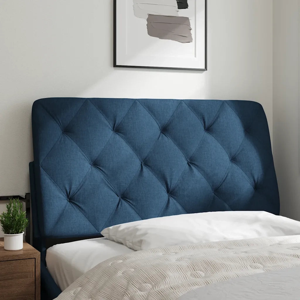 Cuscino Testiera Blu 100 cm in Tessuto 4019211