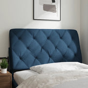 Cuscino Testiera Blu 100 cm in Tessuto 4019211