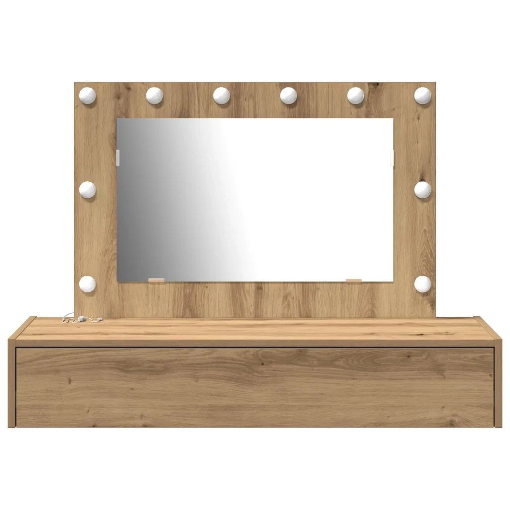 Tavolo da Trucco Marrone 100 x 40 x 70 cm Legno multistrato 865243