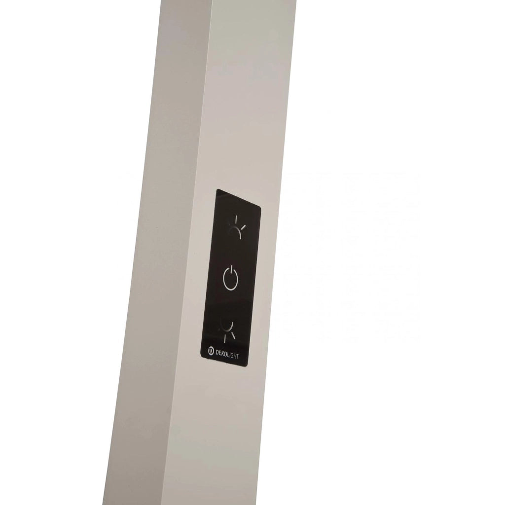 Piantana doppio LED 80W lampada dimmerabile pavimento luce indiretta sensore movimento touch ufficio 230V GRIGIO