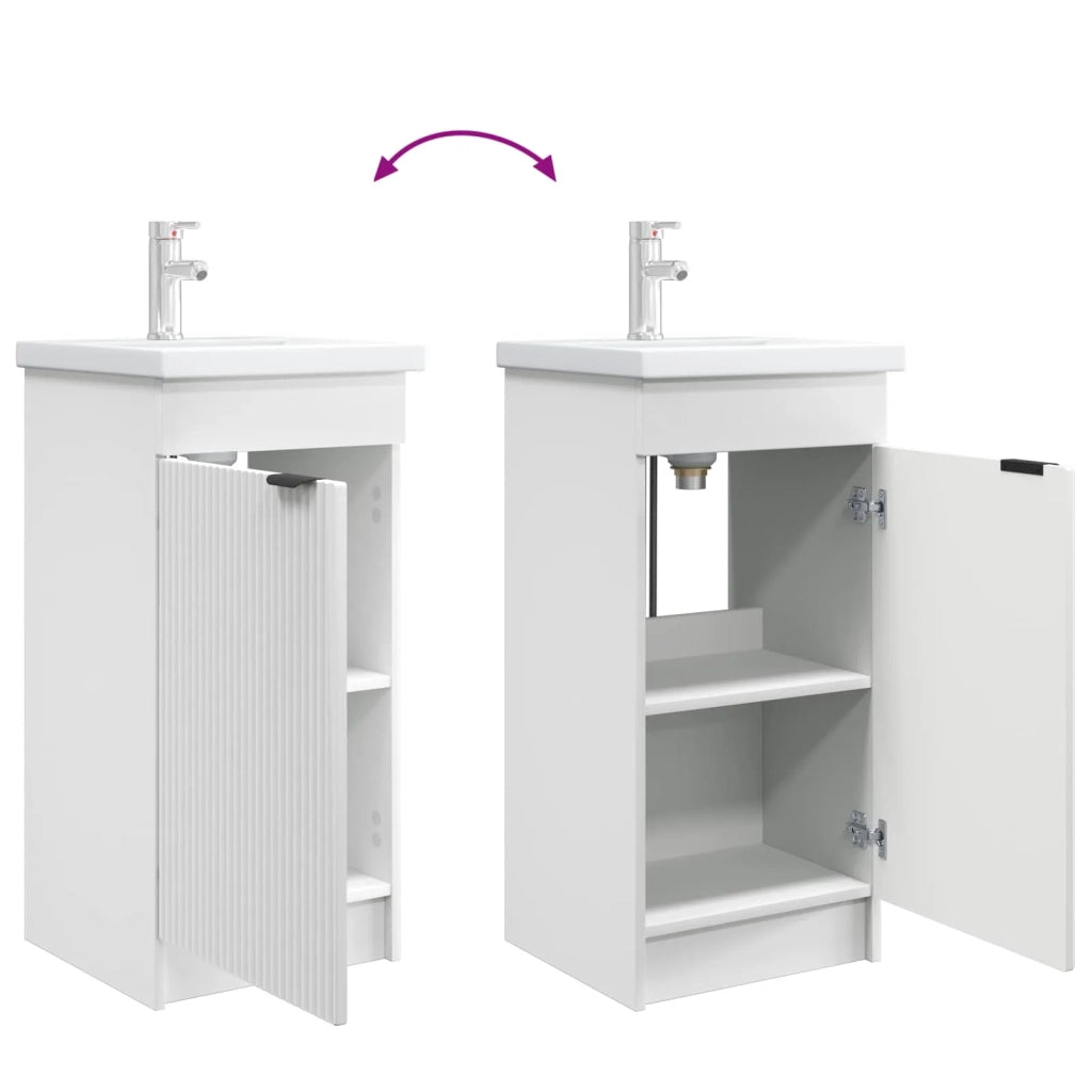 Mobile da bagno con lavabo Bianco 42 x 40 x 84,5 cm