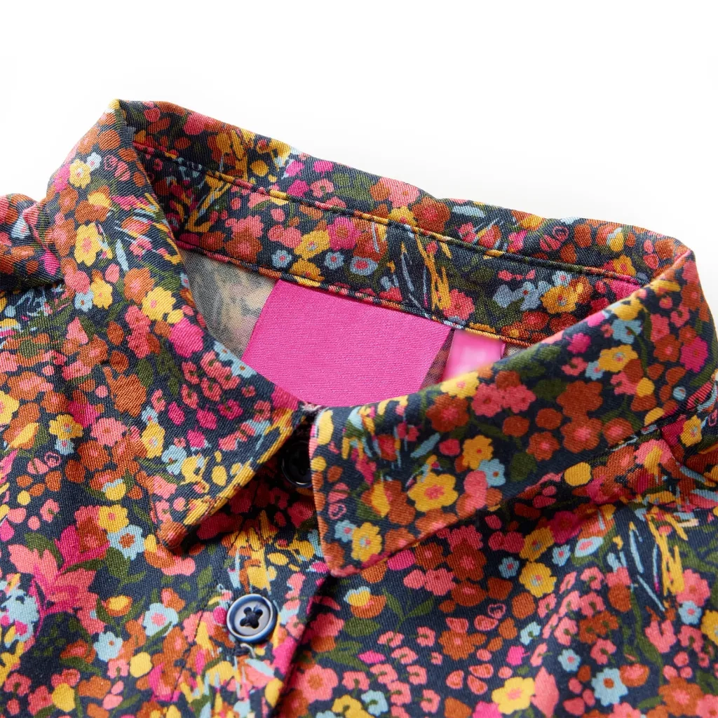 Abito da Bambina a Maniche Lunghe Multicolore 128 CFW5842923