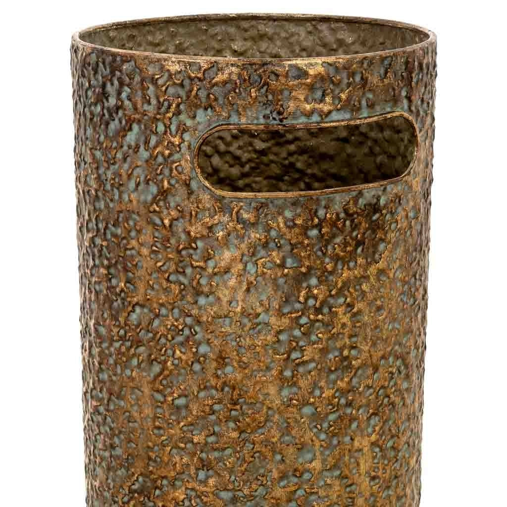 Portombrelli in metallo dorato 20,5x20,5x55h cm