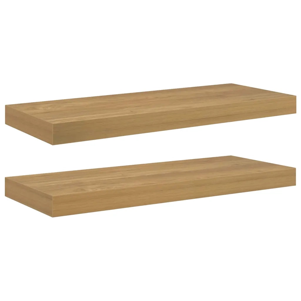 Scaffale da parete 2 pz Marrone 60 x 23,5 x 3,8 cm 42019948