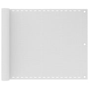 Schermo per balcone 75 x 300 cm HDPE bianco 02_0010049