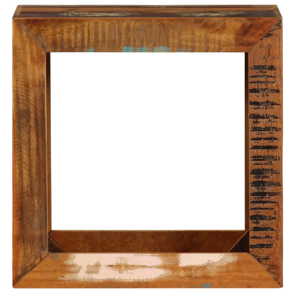 Sgabello in Legno Massello di Recupero 40x30x40 cm 246270