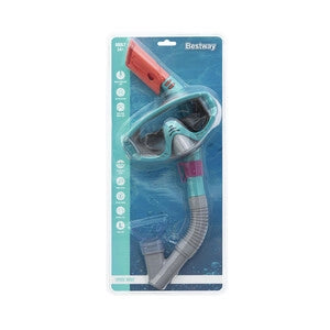 MASCHERA SUBACQUEA +14 KIT SNORKEL SPARK WAVE 24068- BESTWAY- 1,0 pz