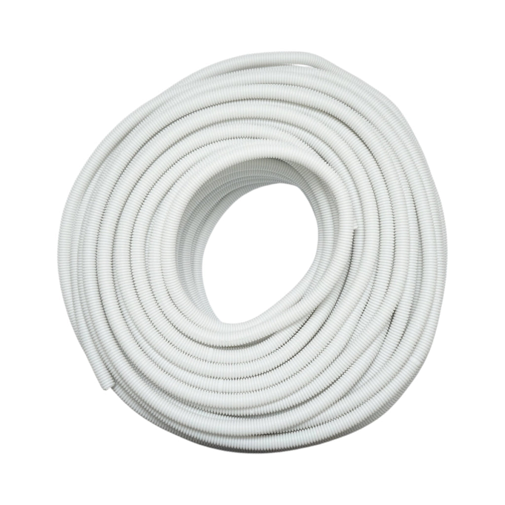 Tubo flessibile Corrugato 20mm Senza Tirafilo, polietilene HDPE 320N grigio 100m/rotolo
