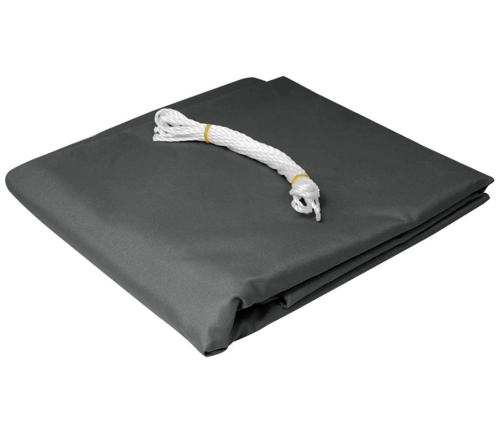 Tendalino parasole resistente all'acqua in PES per vela parasole per giardino esterno 2x3m Grigio 19_0000954