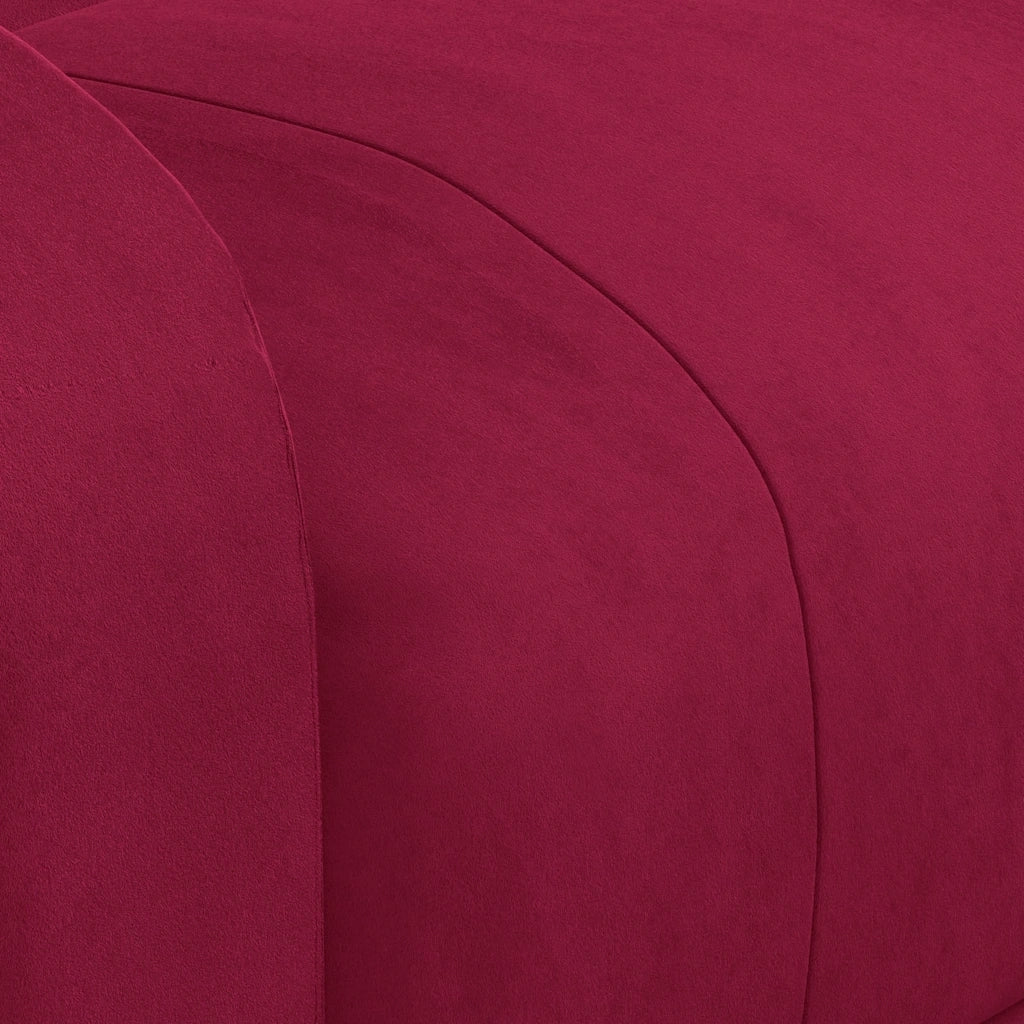 Poltrona Massaggiante Reclinabile Rosso Vino in Tessuto cod mxl 31754