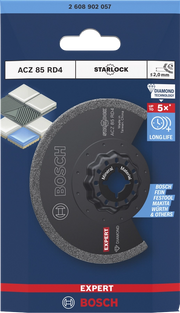 Lama Bosch EXPERT ACZ 85 RD4 Starlock Ø 85 mm al Diamante - 2608900057