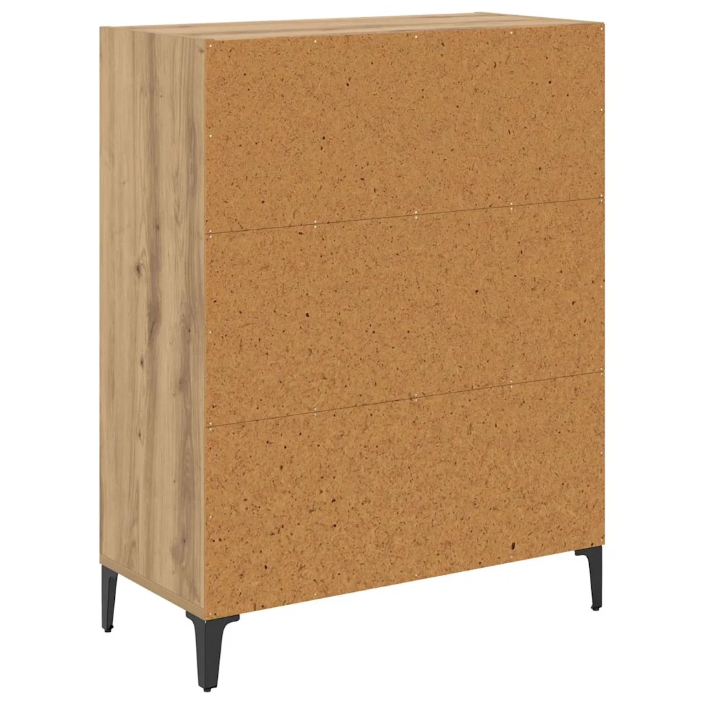 Credenza-Buffet-Armadio da cucina Rovere artigianale 69,5 x 32,5 x 90 cm