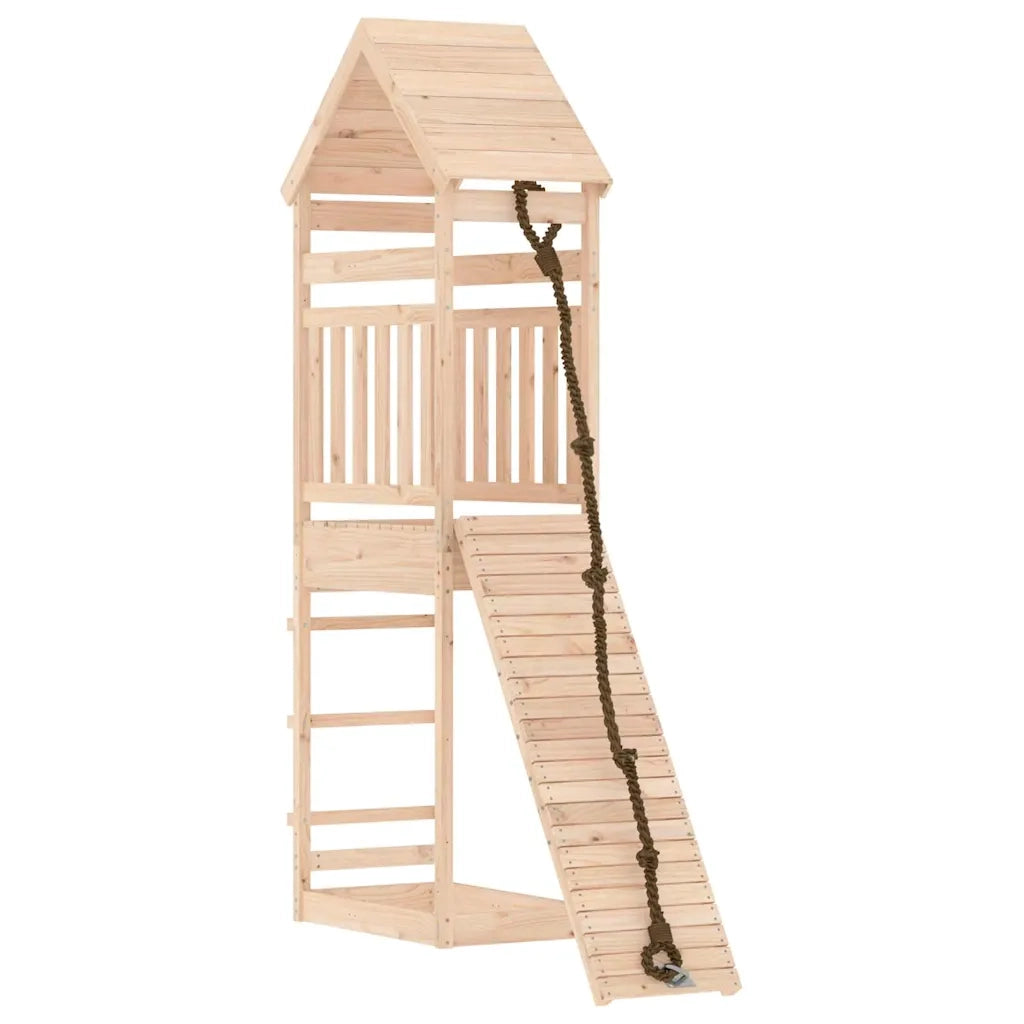Casetta con Arrampicata in Legno Massello di Pino 3156898