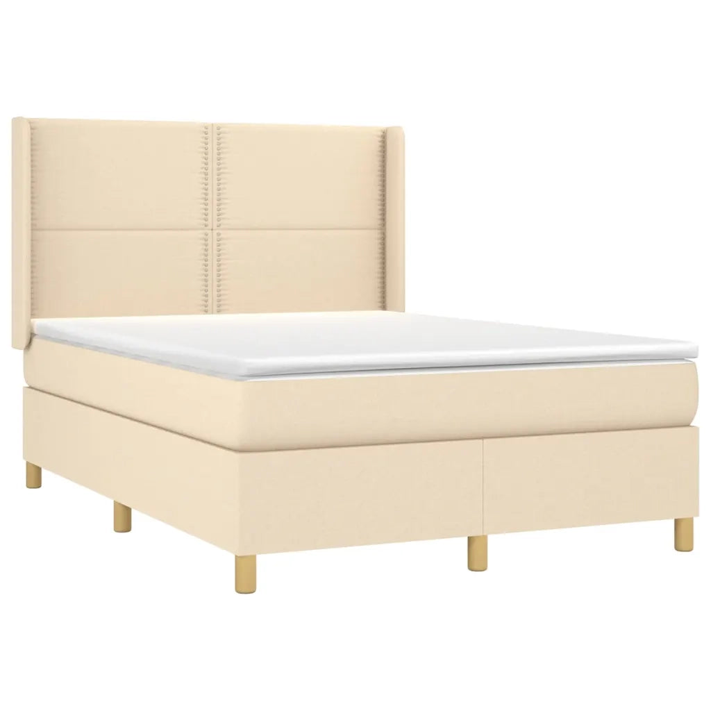 Giroletto a Molle con Materasso Crema 140x19 cm in Tessutocod mxl 98639