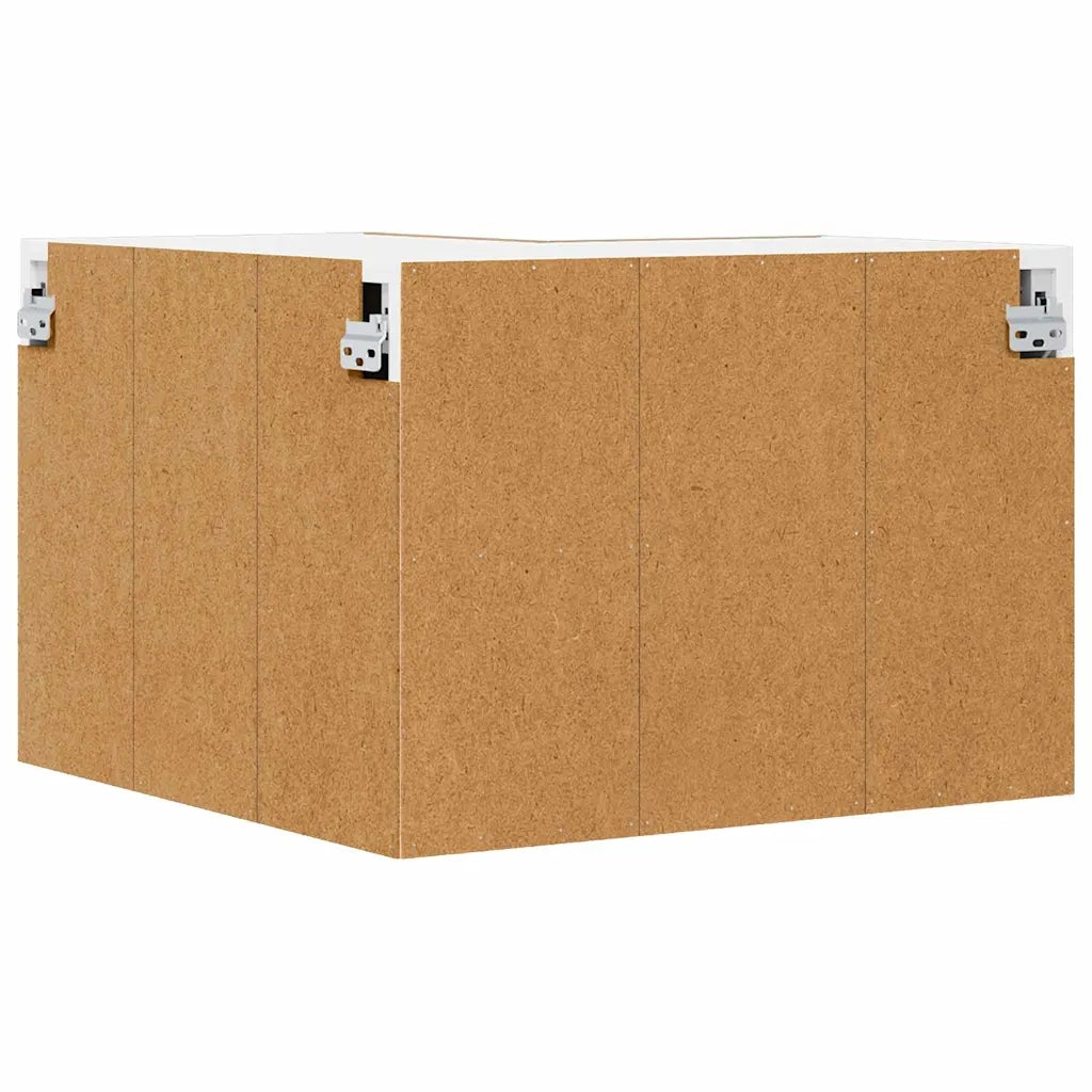 Armadio pensile Rovere Artigiano e Bianco 57 x 57 x 40 cm 884193