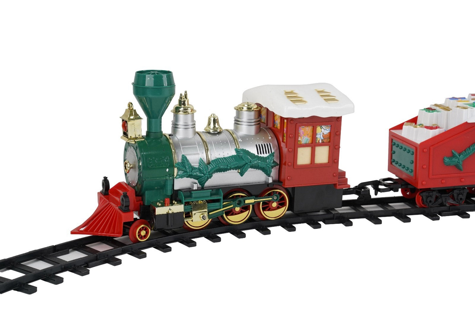 Trenino Natalizio a Elettrico con Vagoni ed Elfi Vanzetti