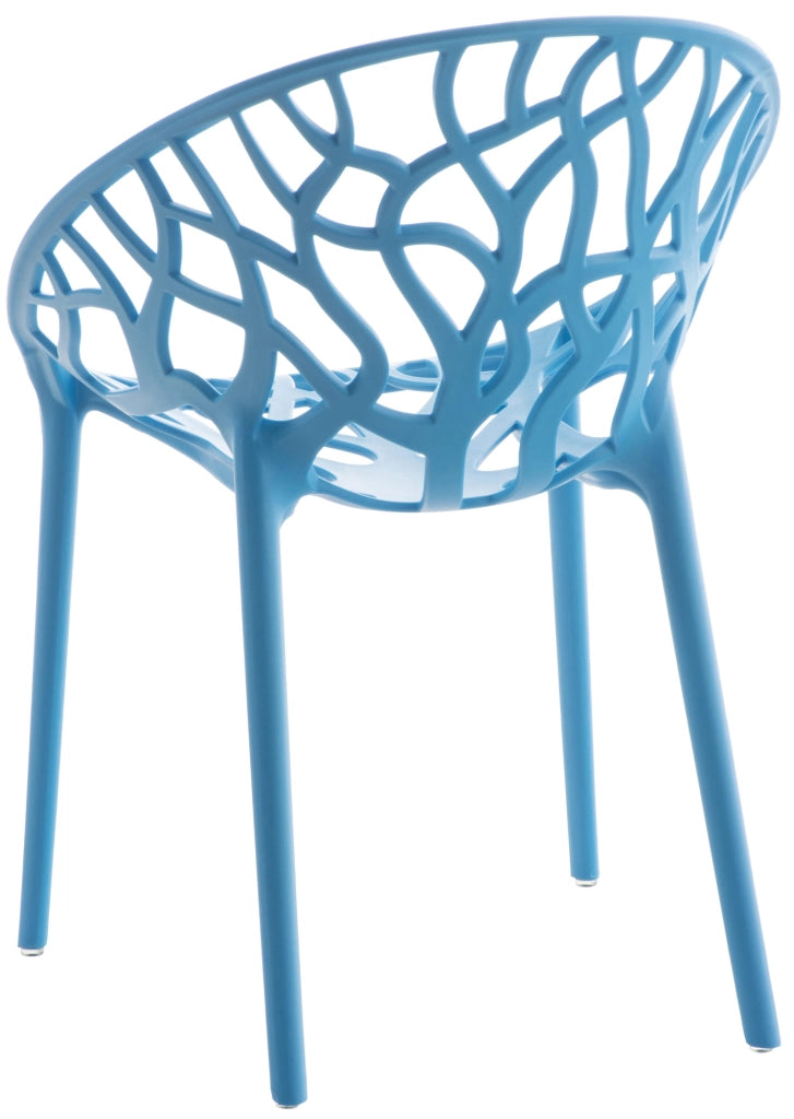 Set 4 sedie da giardino HOPE blu