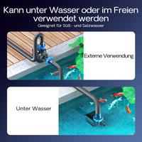 CTM-7000 Pompa da laghetto 7000l/h 50W per circolazione filtrazione acqua