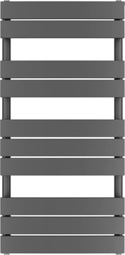 Radiatore per bagno 50 x 100 cm | 478 W - Emittenti di calore - Antracite - Asciugacapelli con connessione centrale