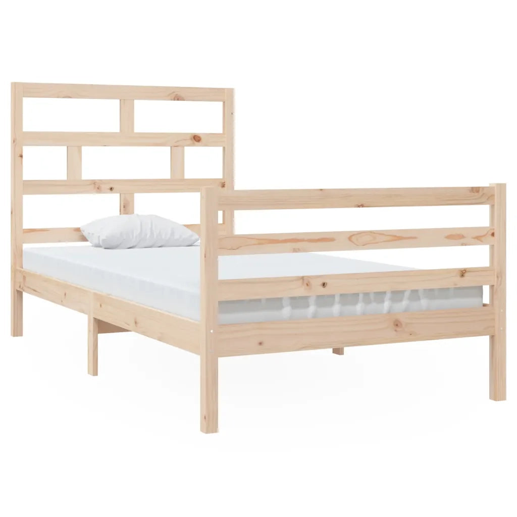 Giroletto-Struttura Letto in Legno Massello di Pino 100x200 cm 301533