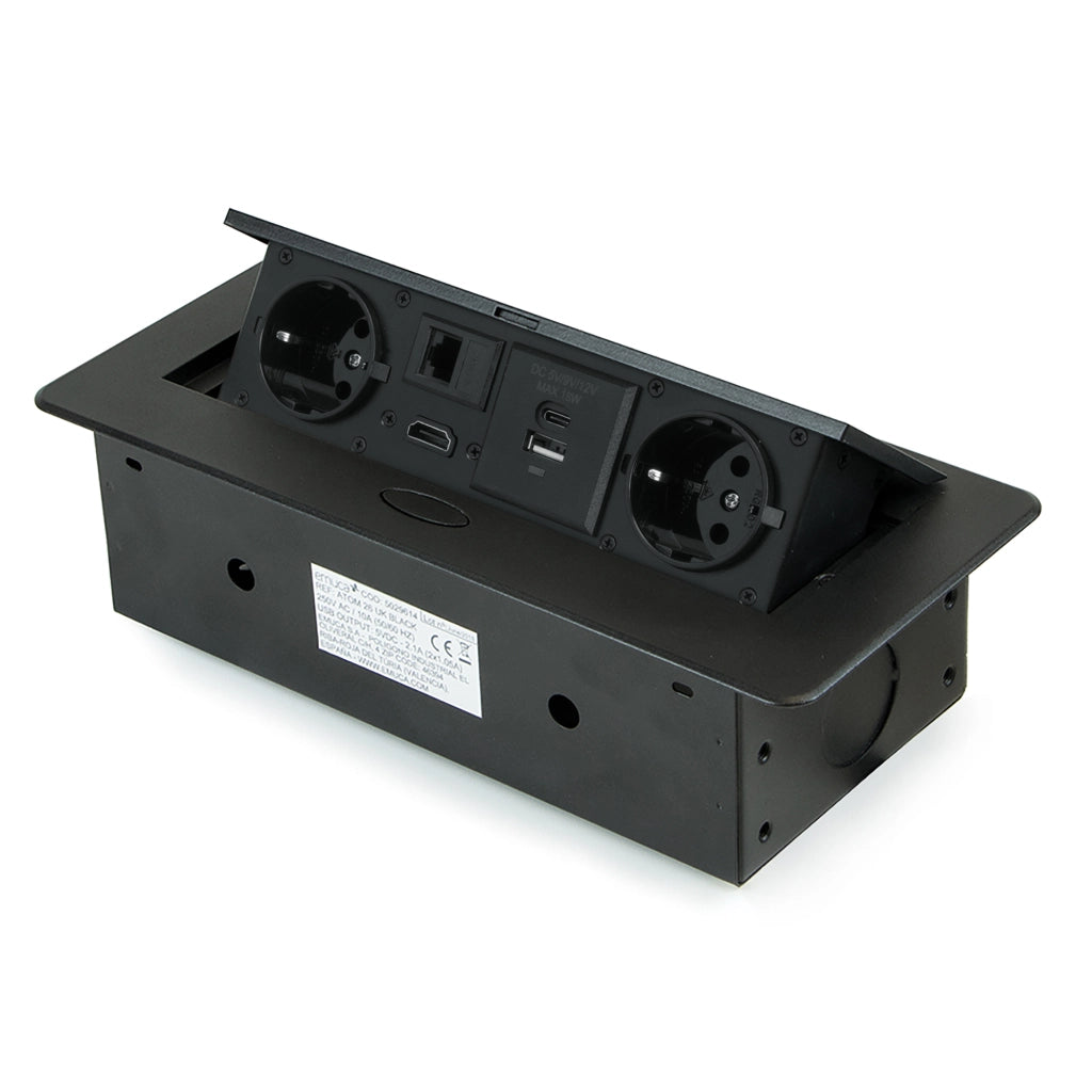 Multipresa Atom 26 per scrivania (225x111mm)