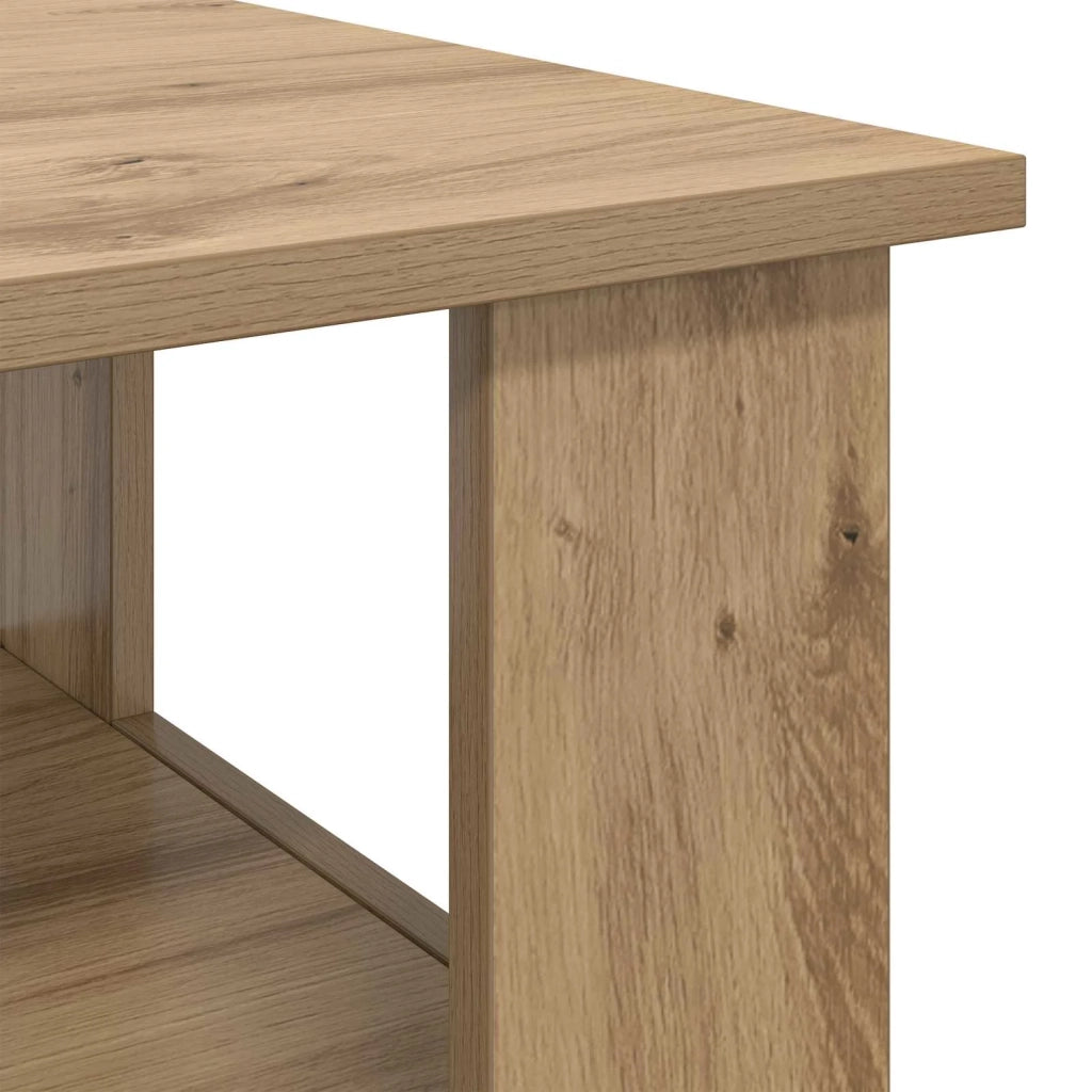 Tavolino da salotto Rovere artigianale 90 x 50 x 45 cm 8000259