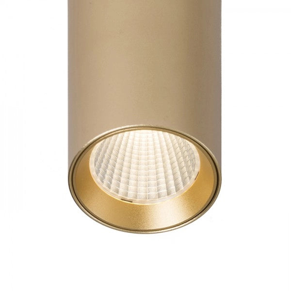 Lampadario faretto MAVRO a sospensione oro 230V LED 12W 38° 3000K