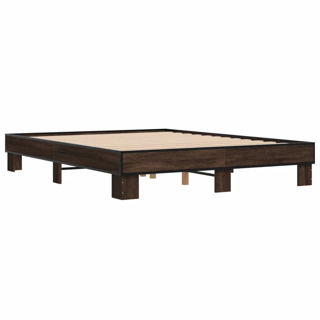 Giroletto Rovere Marrone 150x200cm in Legno Multistrato Metallo 3280236