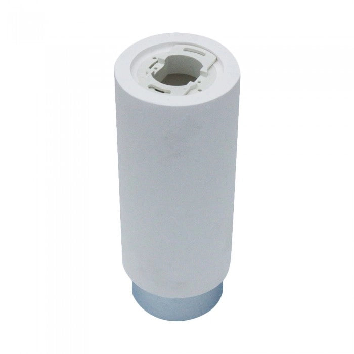 Portafaretto LED GU10 e GU5.3 (MR16) Corpo in Gesso Base Metallica Cromata -SKU 3114