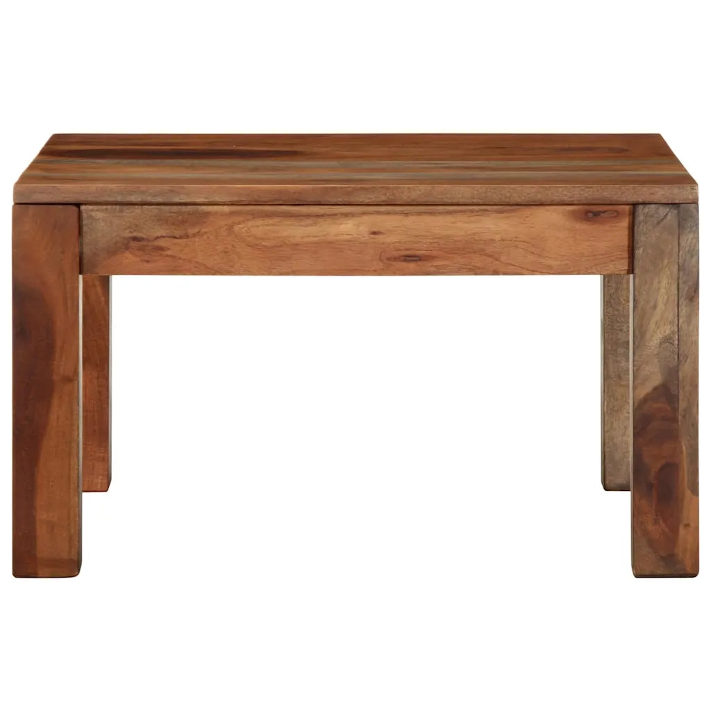 vidaXL Tavolino da Caffè 60x60x35 cm in Legno Massello di Acacia