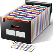 Documenti da archiviazione - A4 - 26 tasche - Colori tabella - A-Z - Estensibili