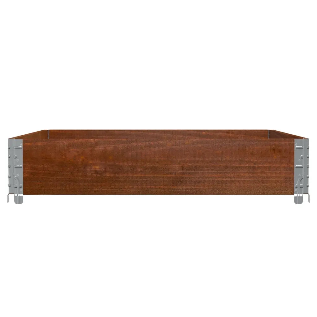 Paretale per Pallet Marrone 100x100cm in Legno Massello di Pino